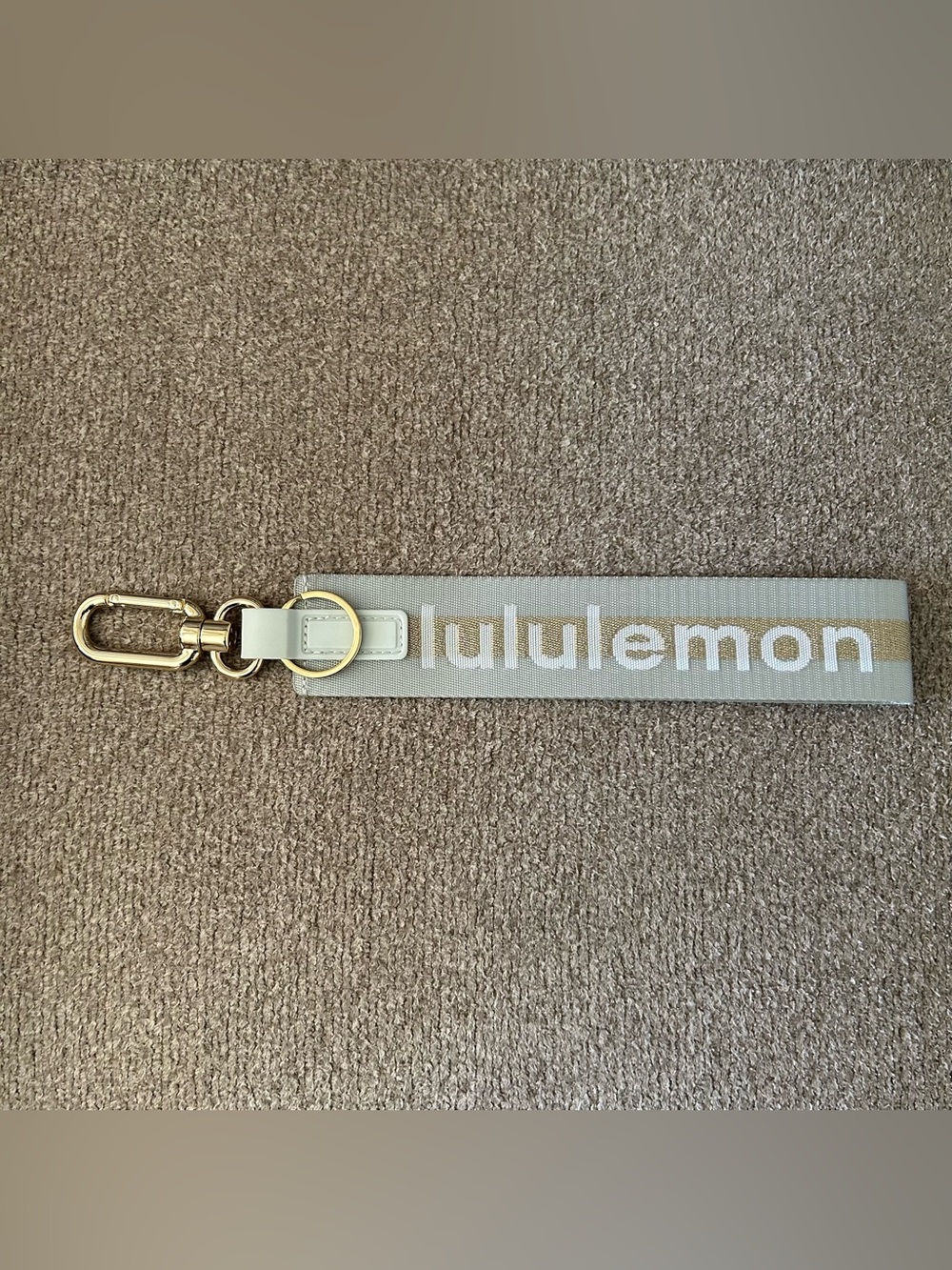 Lululemon Never Lost Keychain